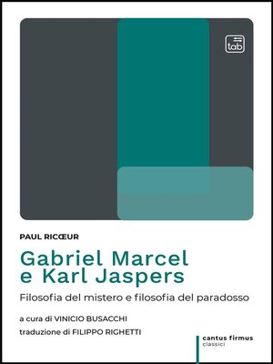 cover image of Gabriel Marcel e Karl Jaspers